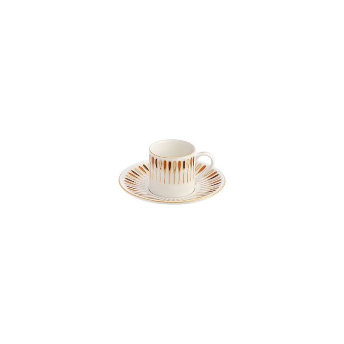 Hermia Juego de tazas de café Pera - Brown (4 piezas)